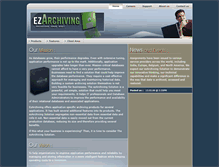 Tablet Screenshot of ezarchiving.com